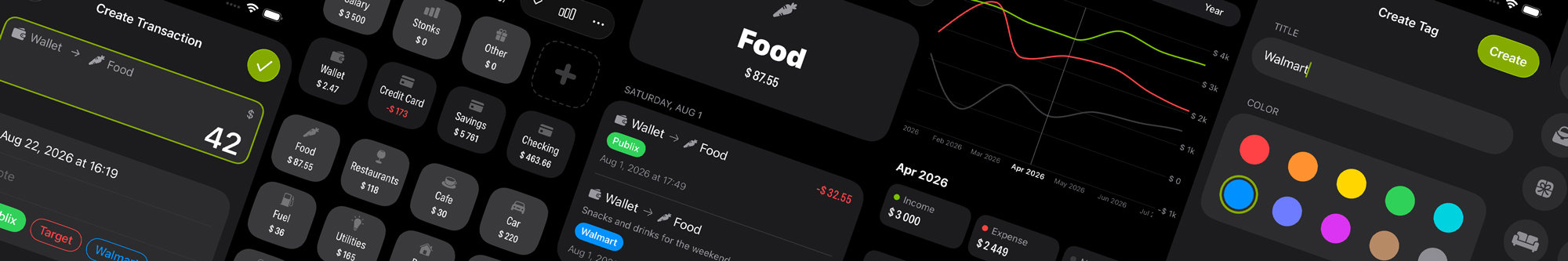 Reshta LinkedIn cover image (dark mode).